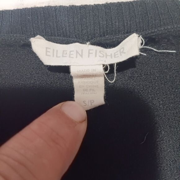 Eileen Fisher Women's S/P Top Casual Shirt Sweater Italian Yarn Super Soft - Picture 2 of 4